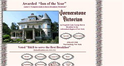 Desktop Screenshot of cornerstonevictorian.com